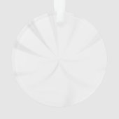 Creëer uw eigen persoonlijke gepersonaliseerde ornament (achterkant)