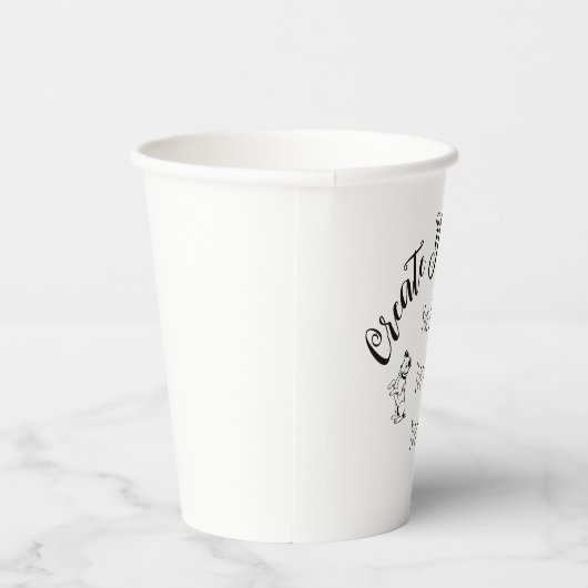 Creëer uw eigen persoonlijke gepersonaliseerde papieren bekers (Rechts)