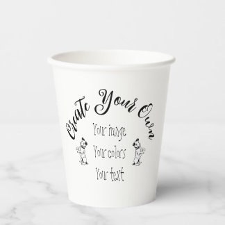 Creëer uw eigen persoonlijke gepersonaliseerde papieren bekers