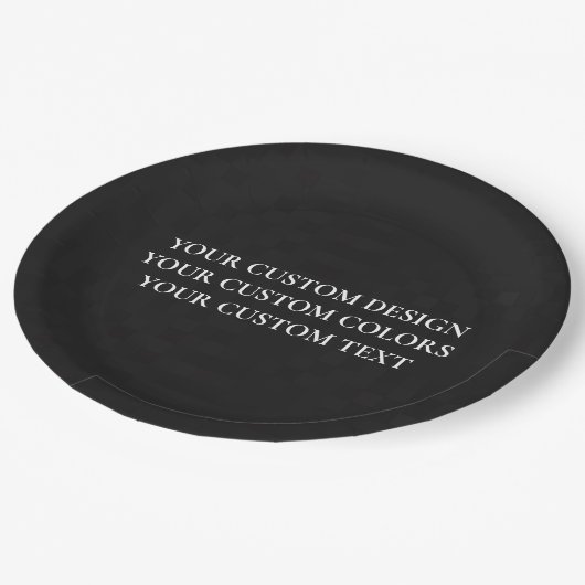 Creëer uw eigen persoonlijke gepersonaliseerde papieren bordje (Gekanteld)