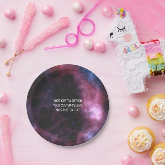 Creëer uw eigen persoonlijke gepersonaliseerde papieren bordje (Feest)