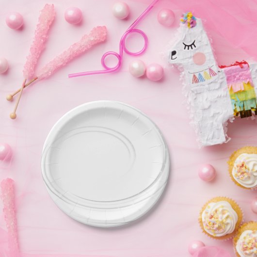 Creëer uw eigen persoonlijke gepersonaliseerde papieren bordje (Feest)