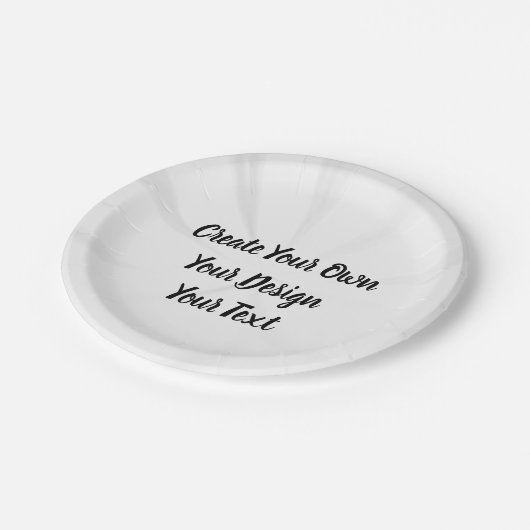 Creëer uw eigen persoonlijke gepersonaliseerde papieren bordje (Gekanteld)