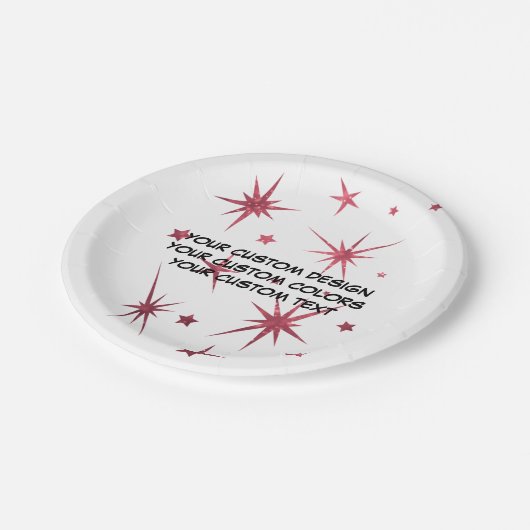 Creëer uw eigen persoonlijke gepersonaliseerde papieren bordje (Gekanteld)