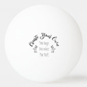 Creëer uw eigen persoonlijke gepersonaliseerde pingpongbal (Voorkant)