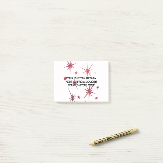 Creëer uw eigen persoonlijke gepersonaliseerde post-it® notes (Op bureau)