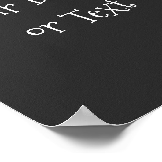 Creëer uw eigen persoonlijke gepersonaliseerde poster (Hoek)