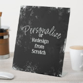 Creëer uw eigen persoonlijke gepersonaliseerde reclamebord met voetstuk (Insitu)