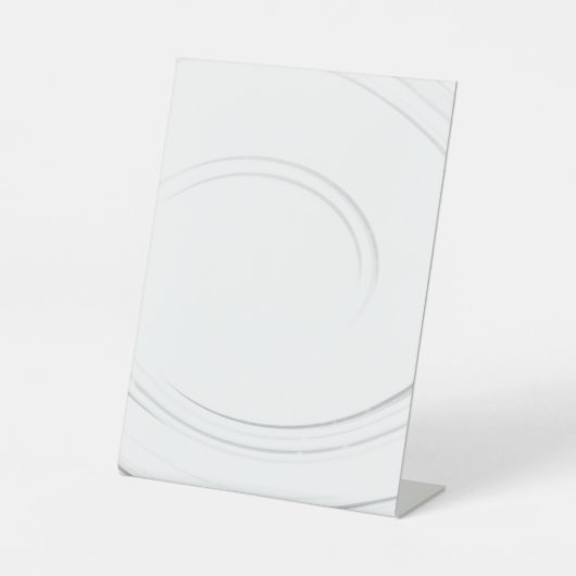 Creëer uw eigen persoonlijke gepersonaliseerde reclamebord met voetstuk (Voorkant)