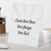 Creëer uw eigen persoonlijke gepersonaliseerde reclamebord met voetstuk (Insitu)