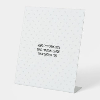 Creëer uw eigen persoonlijke gepersonaliseerde reclamebord met voetstuk