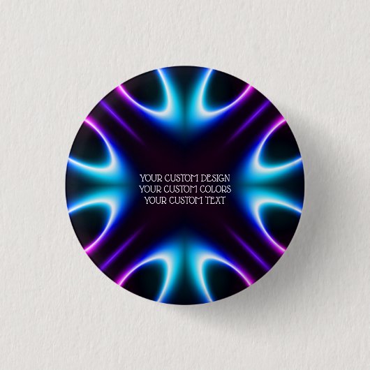 Creëer uw eigen persoonlijke gepersonaliseerde ronde button 3,2 cm (Voorkant)
