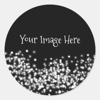 Creëer uw eigen persoonlijke gepersonaliseerde ronde sticker