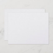 Creëer uw eigen persoonlijke gepersonaliseerde RSVP kaartje (Voorkant / Achterkant)