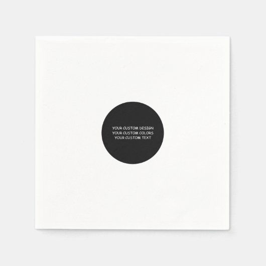 Creëer uw eigen persoonlijke gepersonaliseerde servet (Voorkant)