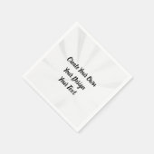 Creëer uw eigen persoonlijke gepersonaliseerde servet (Hoek)