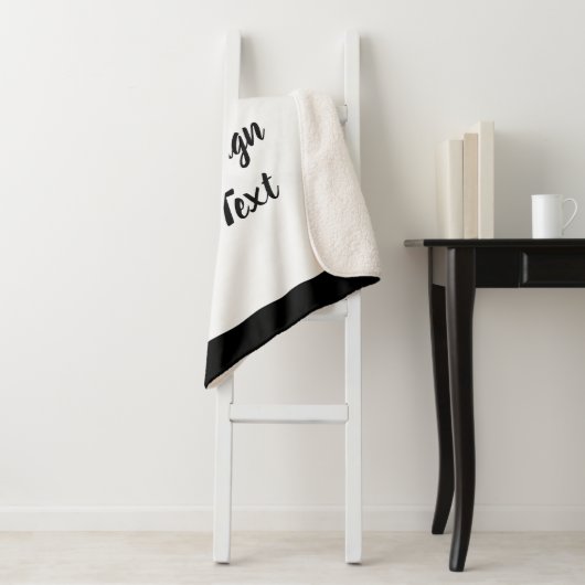 Creëer uw eigen persoonlijke gepersonaliseerde sherpa deken (In situ)