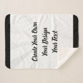 Creëer uw eigen persoonlijke gepersonaliseerde sherpa deken (Voorkant (horizontaal))