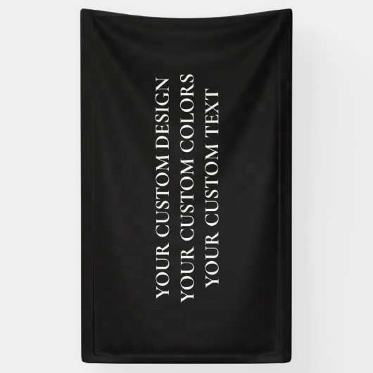 Creëer uw eigen persoonlijke gepersonaliseerde spandoek (Verticaal)