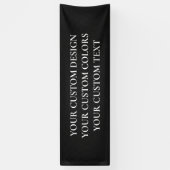 Creëer uw eigen persoonlijke gepersonaliseerde spandoek (Verticaal)