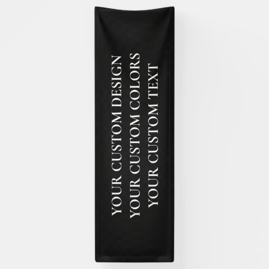 Creëer uw eigen persoonlijke gepersonaliseerde spandoek (Verticaal)