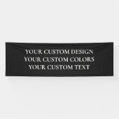 Creëer uw eigen persoonlijke gepersonaliseerde spandoek (Horizontaal)