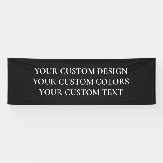 Creëer uw eigen persoonlijke gepersonaliseerde spandoek (Horizontaal)