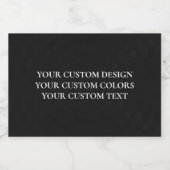 Creëer uw eigen persoonlijke gepersonaliseerde sparkling wijnetiket (Enkel label)