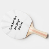 Creëer uw eigen persoonlijke gepersonaliseerde tafeltennisbatje (Zijkant)