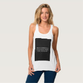 Creëer uw eigen persoonlijke gepersonaliseerde tanktop (Volledige Voorkant)