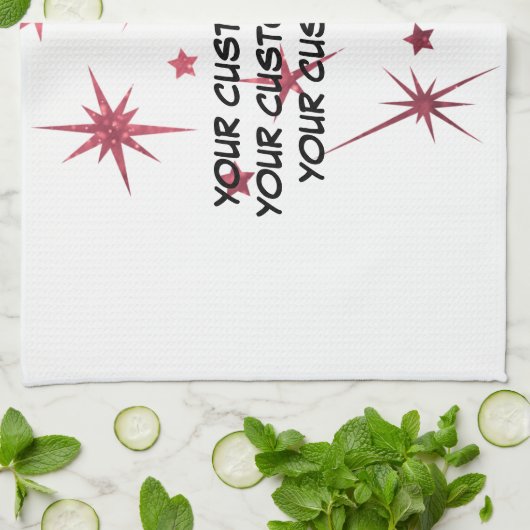 Creëer uw eigen persoonlijke gepersonaliseerde theedoek (Gevouwen)