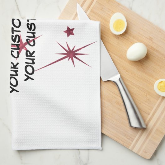 Creëer uw eigen persoonlijke gepersonaliseerde theedoek (Quarter Fold)