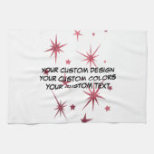 Creëer uw eigen persoonlijke gepersonaliseerde theedoek (Horizontaal)