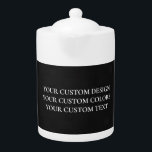 Creëer uw eigen persoonlijke gepersonaliseerde theepot<br><div class="desc">Pas dit product aan door uw eigen afbeeldingen en tekst toe te voegen en uw favoriete lettertypen en kleuren te kiezen. Bezoek Aviary Art op Zazzle om ons hele collectie van eenvoudig te personaliseren producten van hoge kwaliteit te uitzichten!</div>