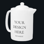Creëer uw eigen persoonlijke gepersonaliseerde theepot<br><div class="desc">Dit product is klaar om te worden aangepast aan uw exacte behoeften! Verander de foto eenvoudig met je eigen ontwerp, logo of foto. Je kunt zelfs verder gaan en meer toevoegen! Zazzle's design tool is ongelooflijk eenvoudig te gebruiken. Klik op "Personaliseer deze Sjabloon" en "Bewerken met ontwerpgereedschap" om uw eigen...</div>