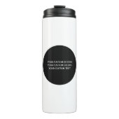 Creëer uw eigen persoonlijke gepersonaliseerde thermosbeker (Voorkant)