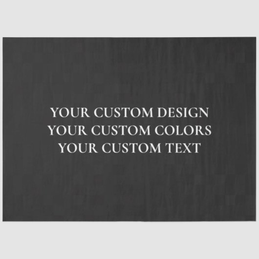 Creëer uw eigen persoonlijke gepersonaliseerde tissuepapier (Voorkant)