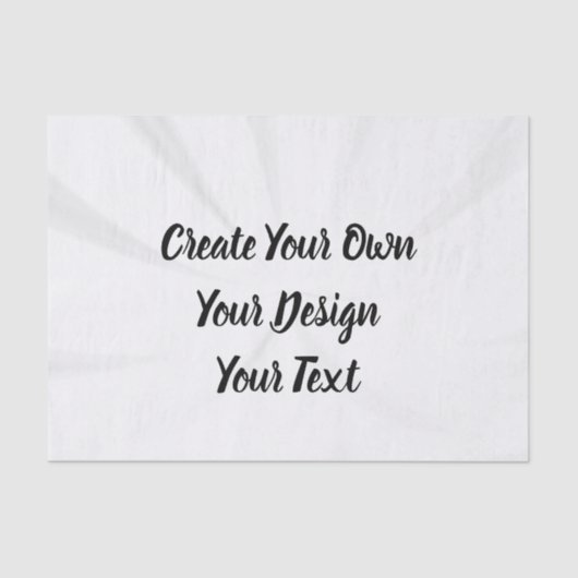 Creëer uw eigen persoonlijke gepersonaliseerde tissuepapier (Voorkant)