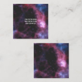 Creëer uw eigen persoonlijke gepersonaliseerde vierkante visitekaartje (Voorkant / Achterkant)