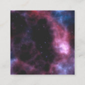 Creëer uw eigen persoonlijke gepersonaliseerde vierkante visitekaartje (Achterkant)