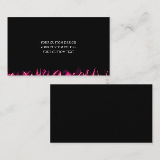 Creëer uw eigen persoonlijke gepersonaliseerde visitekaartje (Voorkant / Achterkant)