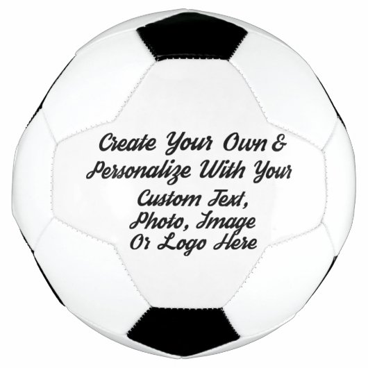 Creëer uw eigen persoonlijke gepersonaliseerde voetbal (Voorkant)