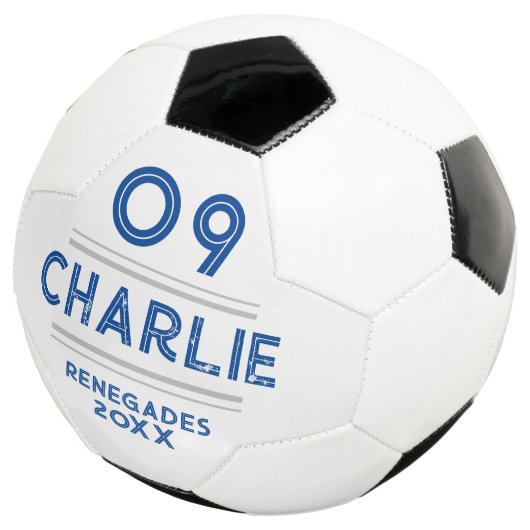 Creëer uw eigen persoonlijke gepersonaliseerde voetbal (Drie kwart)