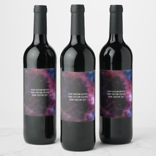 Creëer uw eigen persoonlijke gepersonaliseerde wijn etiket (Flessen)