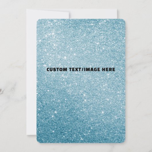 Creëer Uw eigen persoonlijke glitter Kaart (Achterkant)