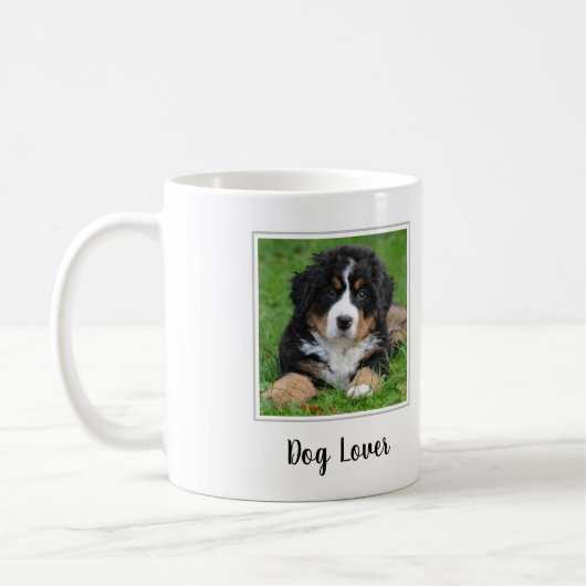 Creëer uw eigen persoonlijke hondenliefhebber mono koffiemok (Links)