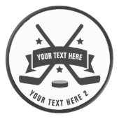 Creëer Uw eigen persoonlijke ijs Hockey Puck (Voorkant)