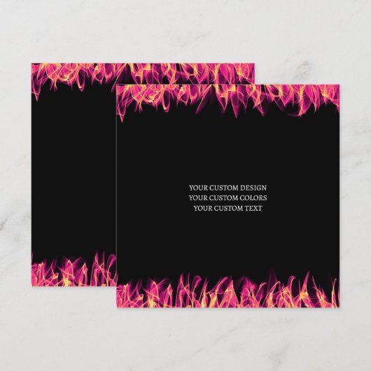 Creëer Uw eigen persoonlijke kaart (Voorkant / Achterkant)