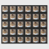 Creëer uw eigen persoonlijke katfoto cadeaupapier (Vlak)