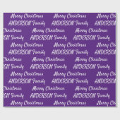 Creëer Uw eigen persoonlijke kerstmis Cadeaupapier (Vlak)